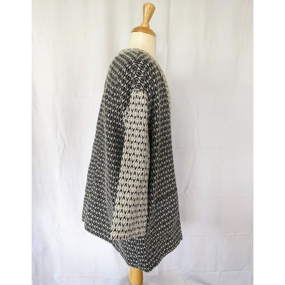 Women's Old Navy Woven 3/4 Sleeve Sweater Cardigan Size XXL‎ Lightweight Long - Picture 2 of 6